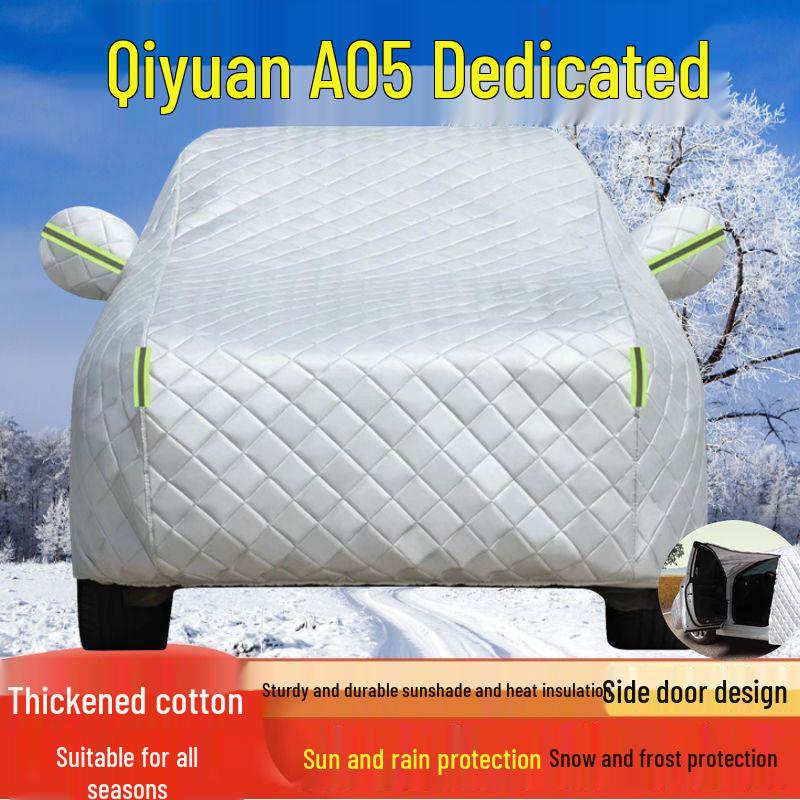 

Changan Qiyuan A05 All-Weather Car Cover: Sun, Rain, Snow Protection & Heat Insulation, Full Exterior Coverage. Qiyuan A05