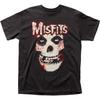 Misfits Bloody Skull Herren T-Shirt Musik Klassisch Konzert Rockband T-Shirt Neu Schwarz