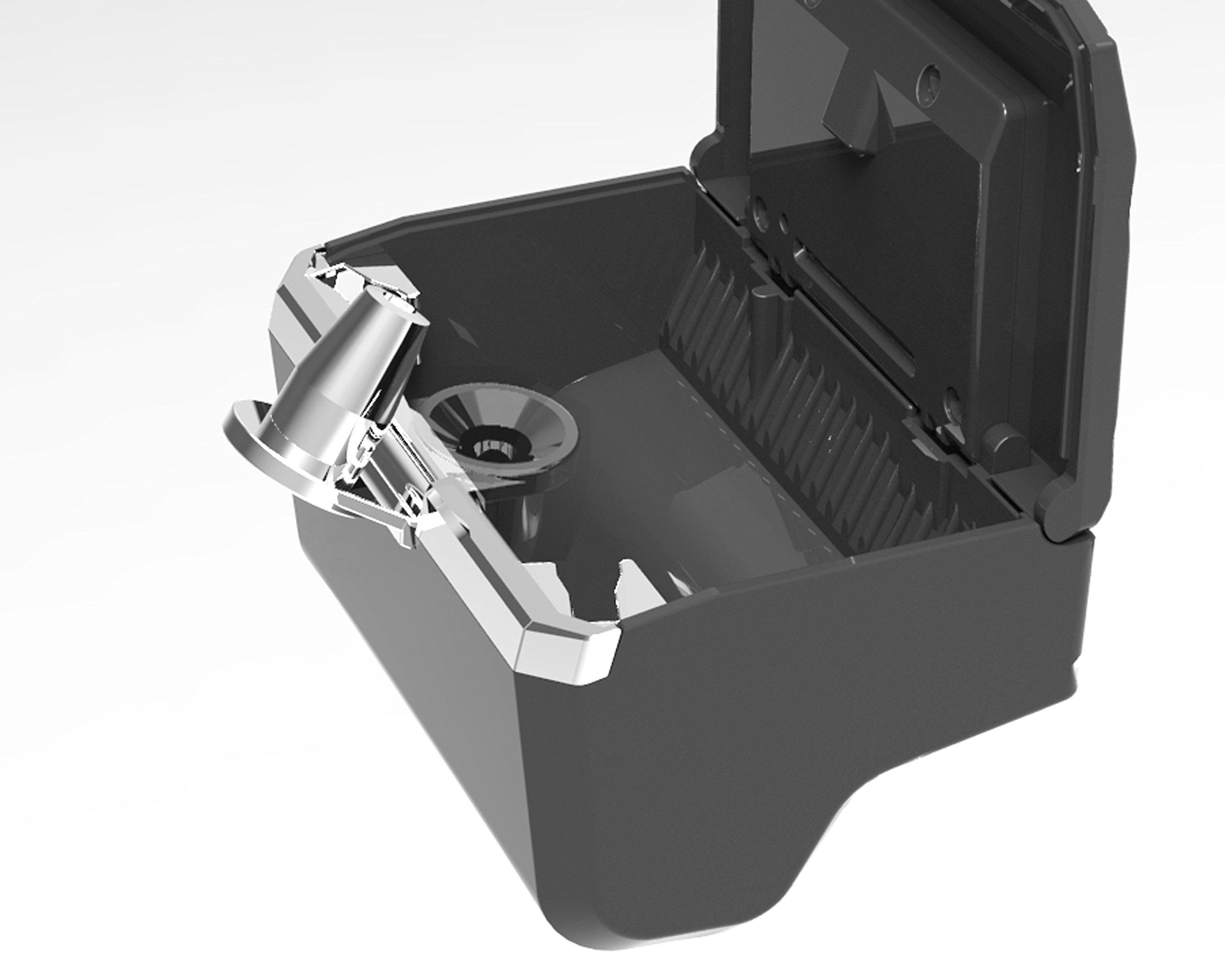 

Seikosangyo EXEA Накладная пепельница ED-187 для автомобиля, крепление в карман двери, со светодиодной подсветкой, черная 7.2 x 10 x 5.8cm чёрный