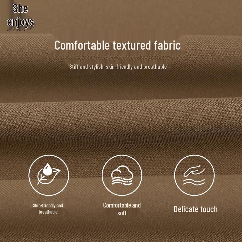 Women's High-Waist Wide-Leg Straight Suit Pants