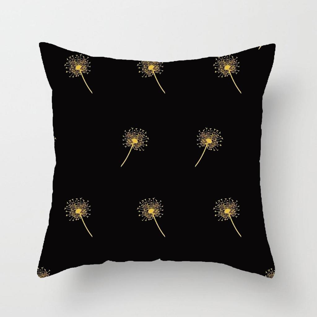 Yellow Nordic Cushion Gray Sofa Pillow Cover Model House Cushion Living Room Sofa Geometric Warm Yellow Cushion Cover