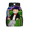 Alec Monopolys Children Backpack for Kids Boys Girls Backpacks Cartoon Daycare Child School Bags