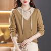 Women's Hooded Sweater Fashionable Casual Top