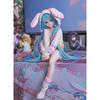15CM Anime HATSUNE MIKU Figure Noodle Stopper Figure Rabbit Ear Pajamas Model Toy Doll Aciton Figure Collection Gift PVC