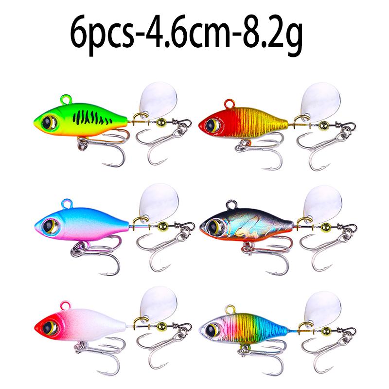 4g 8g 10g 15g 20g Fishing Lures Wobble Rotating Metal Vib Vibration Bait Fishing  Artificial Hard Baits Spinner Spoon Lure Pesca