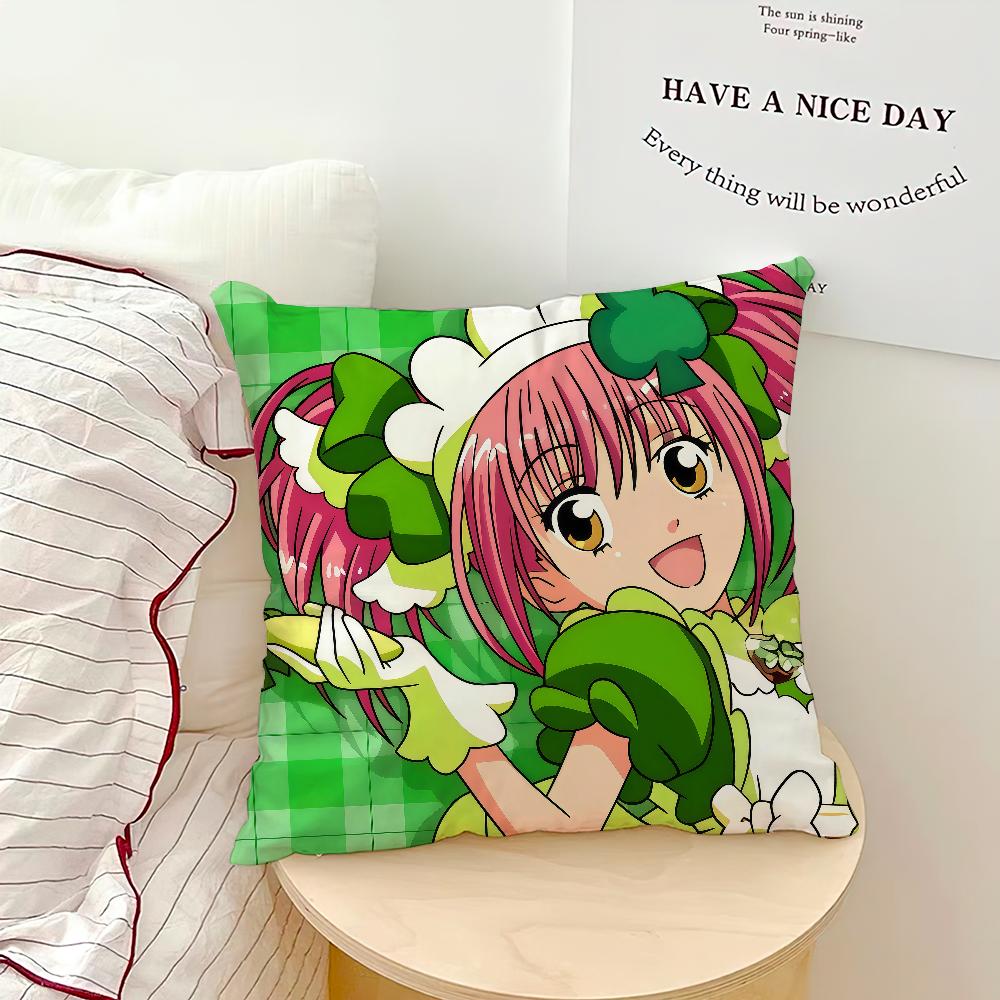 Classic Anime S-Shugos C-Chara Cute Girl Comfortable Soft Hogar Pillowcase For Sofa Living Room Bed Home Decor Protective Covers