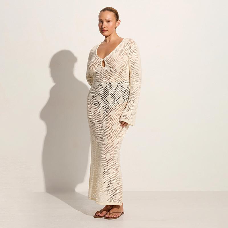 

Новая летняя пляжная юбка женская однотонная сексуальная трикотажная пляжная бикини-купальник женское платье L