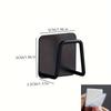 1PC Kitchen Sink Stainless Steel Sponge Rack, No Drilling Required Wall Mount Design with Double Hooks Ideal for Sponges and Gadgets
