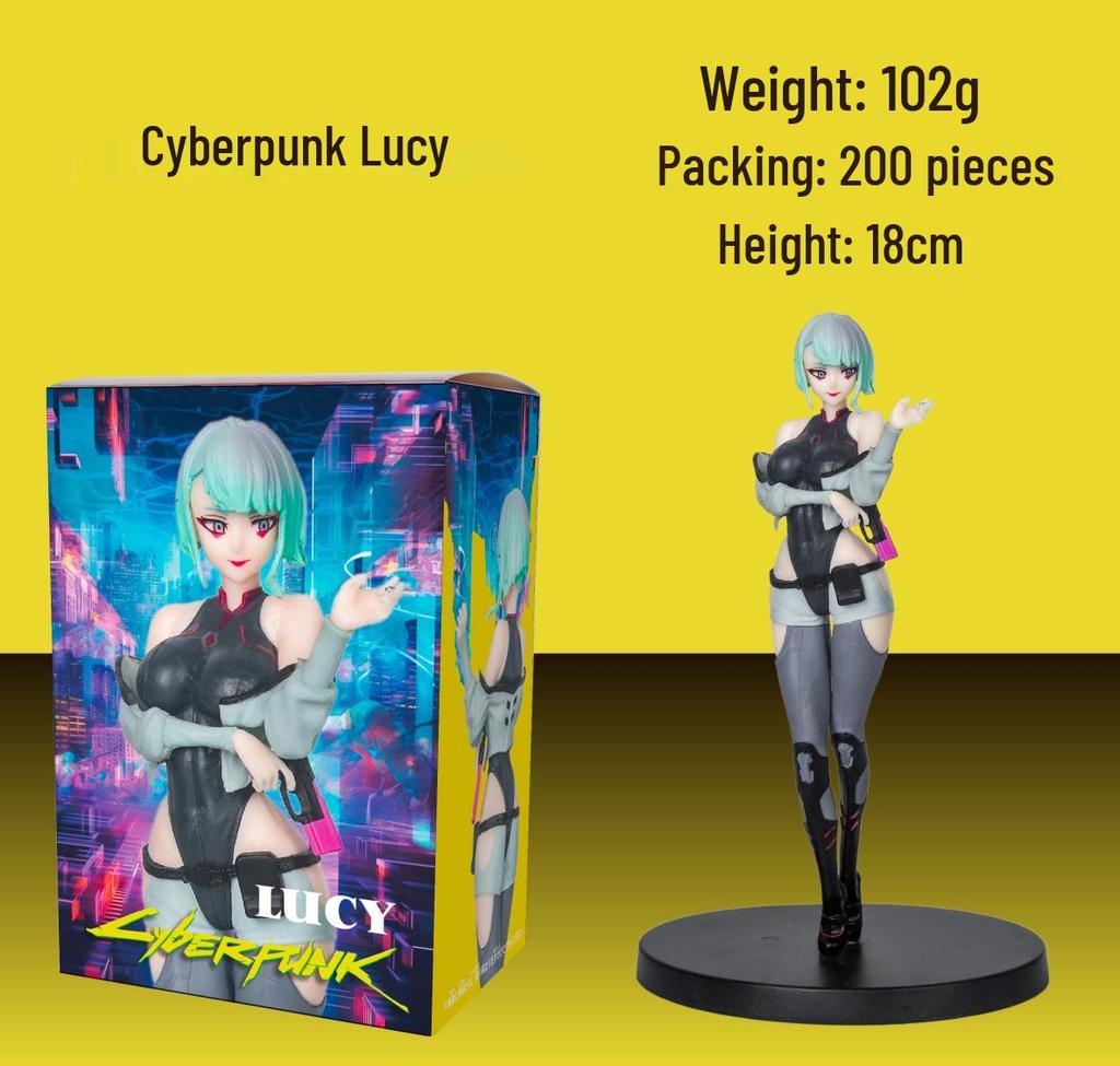 Cyberpunk Edgerunners Lucy, David & Rebecca Desktop Figurines