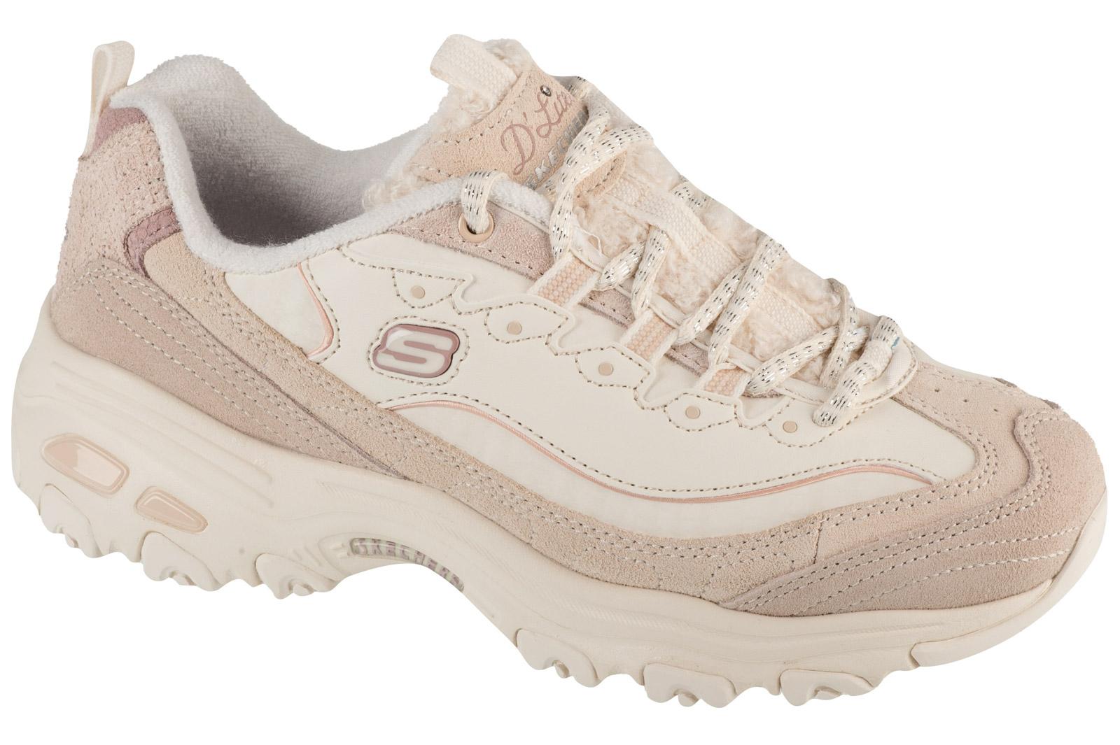 Skechers D'Lites, Tênis feminino branco 37,5 branco