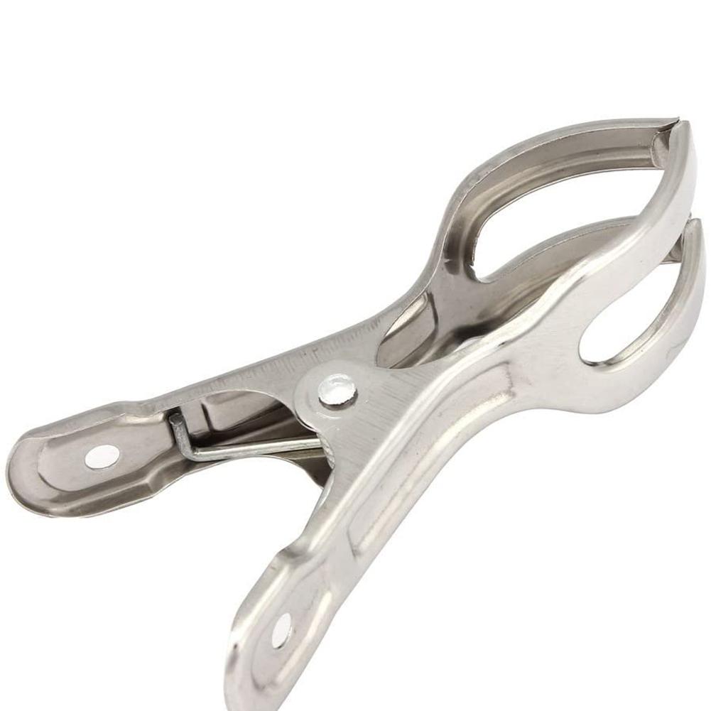 

6pcs set Stainless Steel Laundry Clips Metal Clothes Socks Hanging Spring Clip Clamp