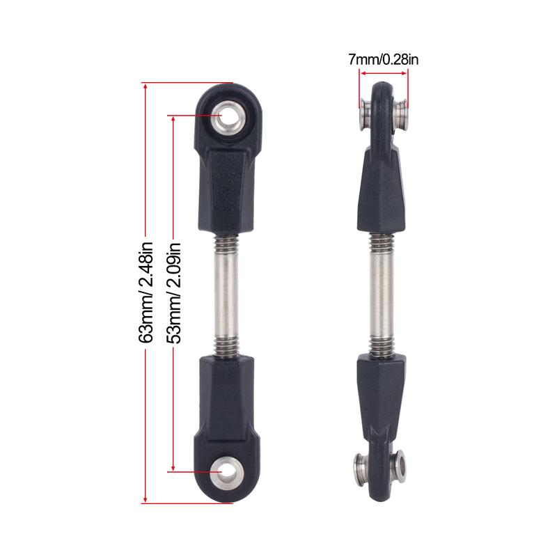 1Set Metal Rear Sway Bar Anti-Tilt Rod Kit for Axial Wraith RR10 90048 90053 1/10 RC Crawler Car Parts DIY