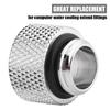 2pcs Water Cooling G1 4 Male to Female Extender Fitting Adapter Screw Seat