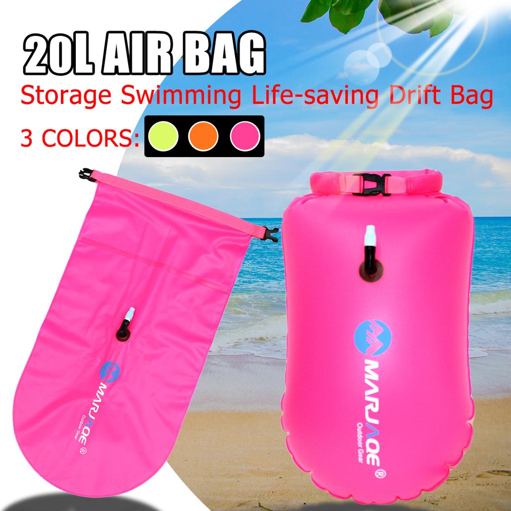 20L PVC Waterproof Bag Swimming Buoy Safety Air Dry Float Bagsbuy at a