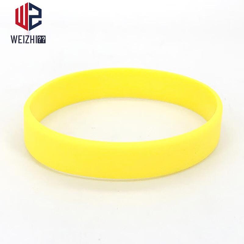 Solid Color Silicone Sports Wristbands - 10 Pack