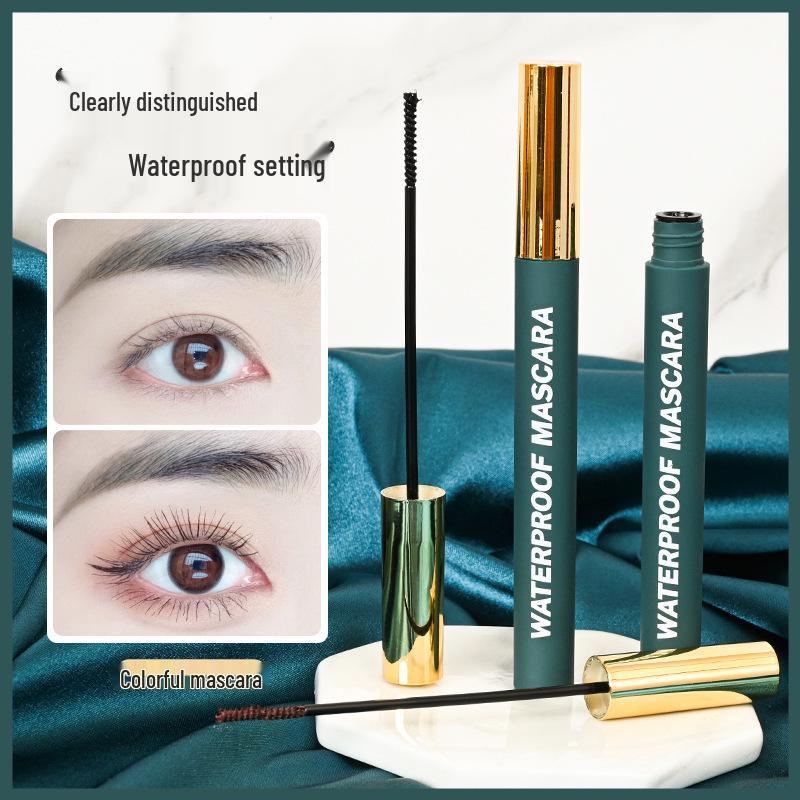 Mascara Celebrity Tubo Verde: Impermeabile, Resistente al Sudore, Allungante & Curvante con Pennellino per Volumizzare, Ciglia Super Lunghe, No Macchia.
