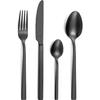 Square - 16-piece Cutlery Set Black