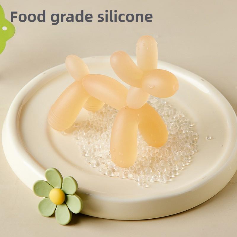 Non-Toxic Bpa Free Silicone Baby Teether Toy Anti-Eating Hand Molar Baby Accessorie Anti Drop Wrist Hand Teether Dental Care Gums