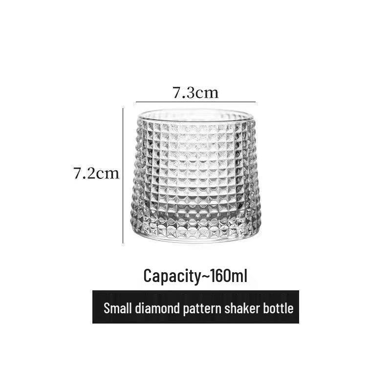 Double-Layer Chilled Glass Cup for Whiskey, Beer, Cocktails, and Cold Drinks