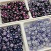 Purple Lampwork Glass Beads: Imitation Jade Fragments for DIY Jewelry Making
