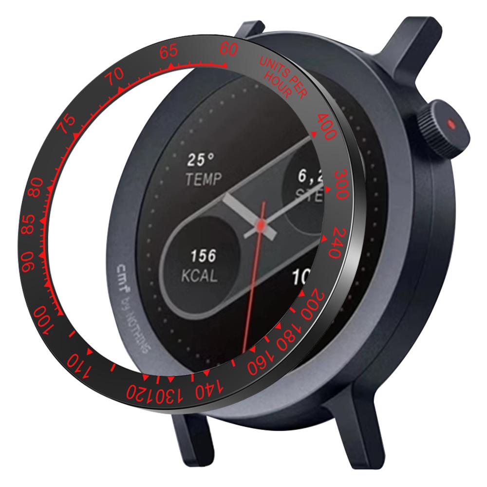 For Nothing CMF Watch Pro 2 Bezel Scale Design Hard PC Smart Watch Protective Ring