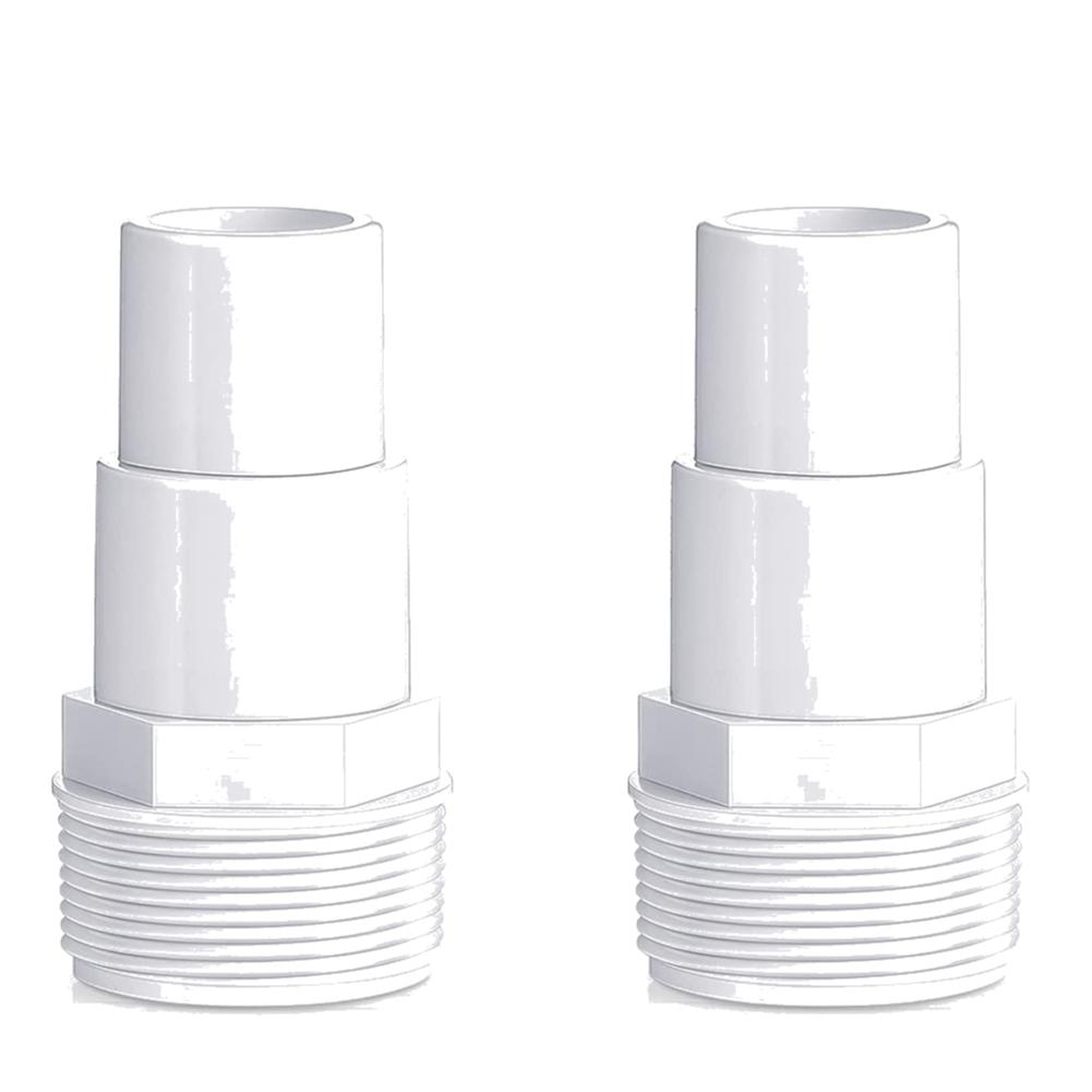 Threaded Hose Fittings Connector 1-4pcs 3.8cm/1.5inch Pool Filter Pump Hose Adapter Equipment for Hayward SPX1091Z7 SPX1091Z4