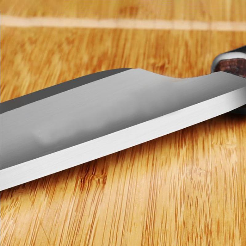 Deba Knife Single-edged Blade 5Cr15MoV Stainless Steel Rosewood Handle Slicing Sushi Cleaver Sashimi Meat Chopper Kitchen Knife