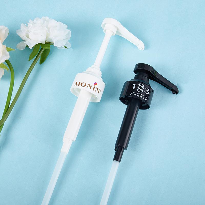 Kaffeespender Siruppumpe Schwarzer Flüssigkeitsspender für Sirup 10Ml Saftflaschenspenderpumpe