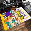 1pc Rugrats Print Area Rug - Soft,Washable Non-Slip Indoor Mat for Office Chairs,Living Room,Home Office Decorative Rug