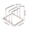 Stainless Steel Cutting Board Holder Rustproof Chopping Board Organizer Kitchen Storage Rack