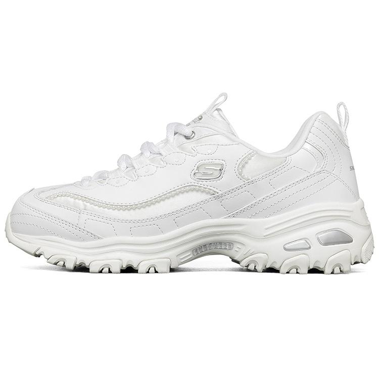(WMNS) Skechers D Lites Low-Top Running Shoes White Women s 149463-WHT EU 36