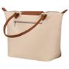 Beige Damen-Shopper aus Polyester, mit zwei Henkeln - Peterson