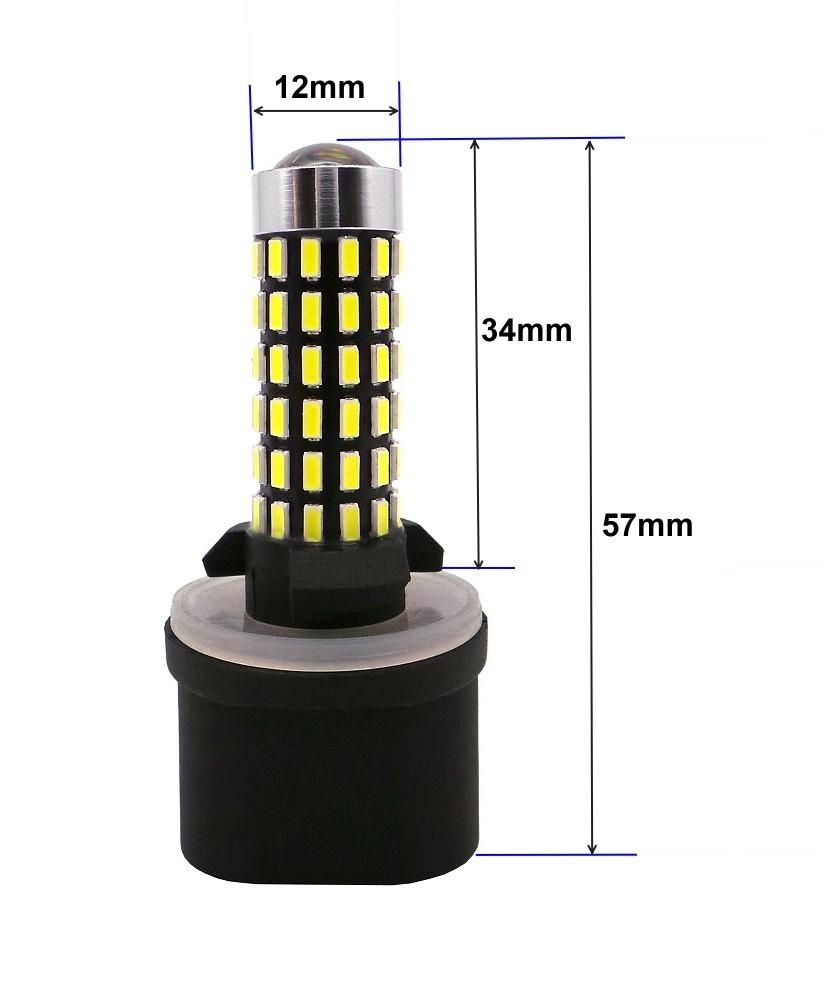 2 Stück LED-Lampe 880, H27/1 12-24V CANBUS, Off-Road