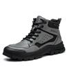 Safety Boots Men Electric Welder Indestructible Steel Toe Shoes Protective Work Boots Anti-smash Anti-puncture Work Safety Shoes