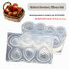 Strawberry Silicone Mold for Mini Dollhouse Clay & Resin DIY Projects