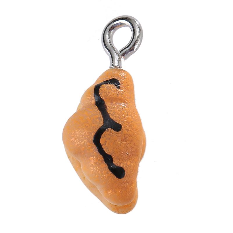 

10pcs/lot Resin Simulation Bread Cake Food Cookies Charms For Jewelry Making DIY Earrings Keychain Accessories dreamcast jewelry