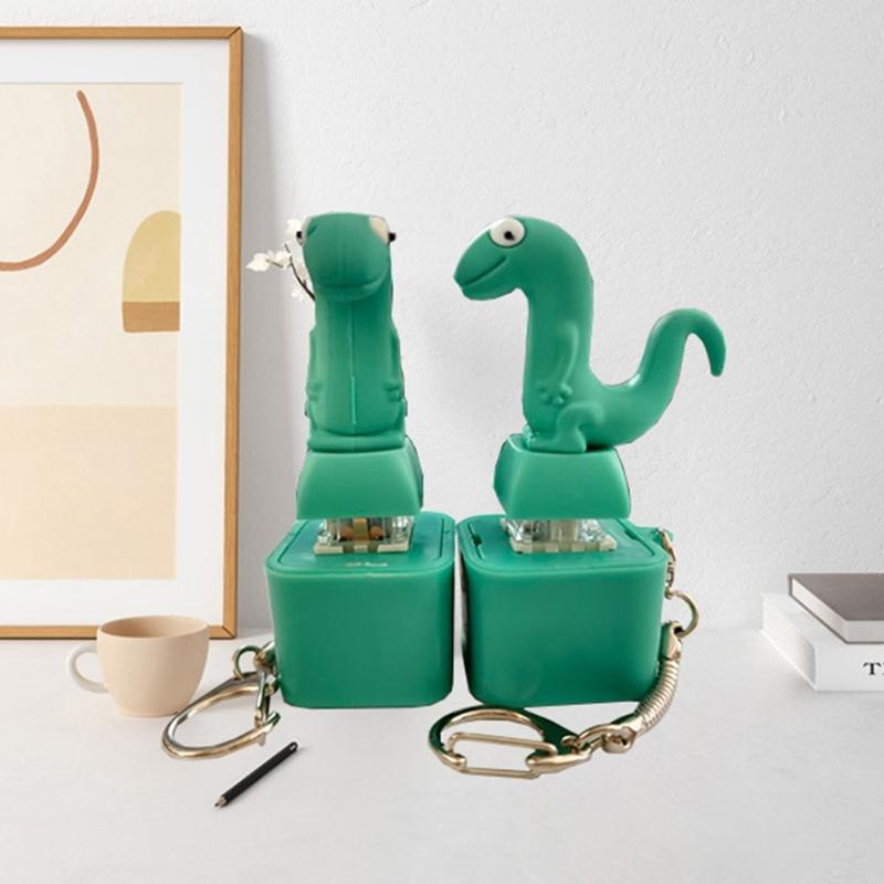 Robuster ABS Eidechsen-Schlüsselanhänger mit wiederaufladbarem LED und Soundeffekten Camping Nachtzubehör für Kinder und Camping