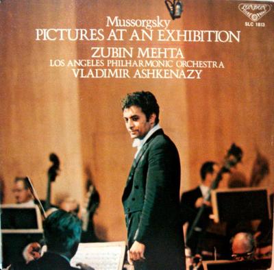 LP Record VLADIMIR ASHKENAZY ZUBIN MEHTA LO  Mussorgsky Pictures At An Exhibiti SLC1813 LONDON 1969 Japan Classical Used