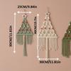 2pcs Woven Christmas Tree DIY Kit, Woven Wall Hanging, Includes Patterns and Video Tutorial, Christmas Tree Wall Decor, Christmas Wall Decor