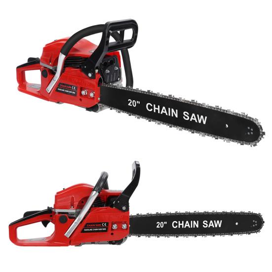 20 Inch Gas Chainsaw 58CC 2-Stroke Gas Powered Handheld Cordless