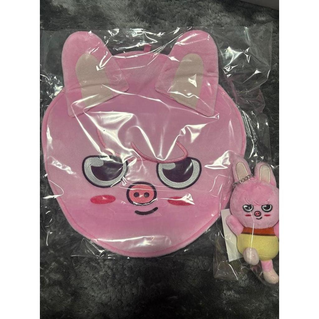 Used SKZOO MANIAC Changbin Toekki Fan Case Bag Charm