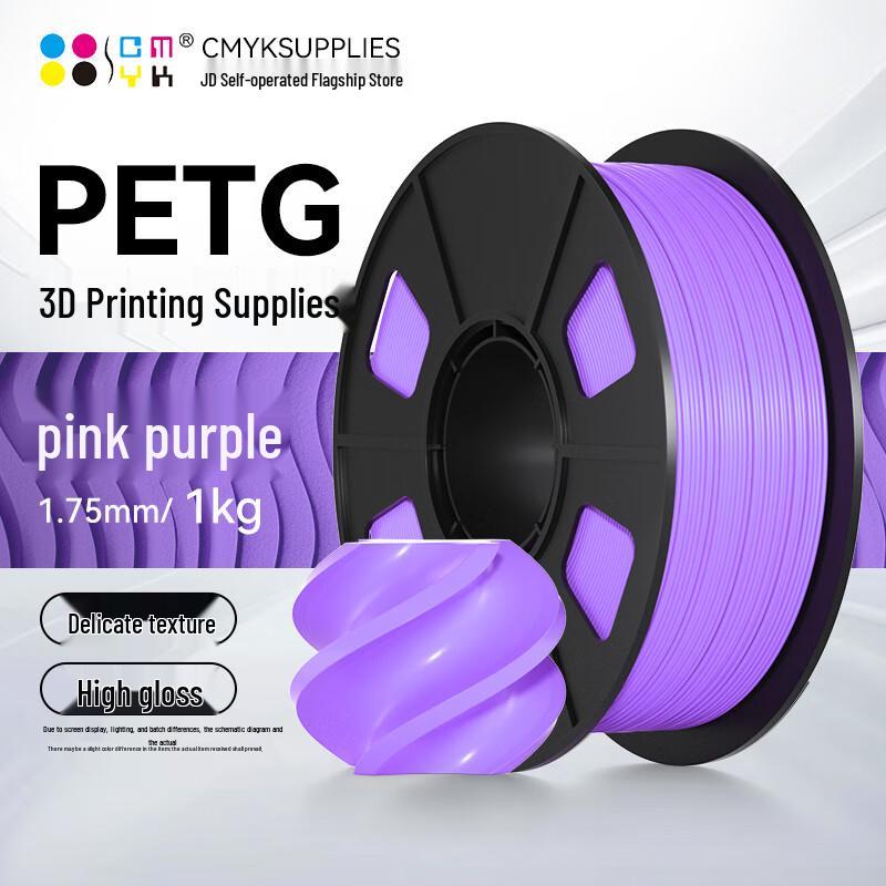 CMYKSUPPLIES 1,75mm PETG 3D-Druckerfilament CN-Stecker (Adapter enthalten)