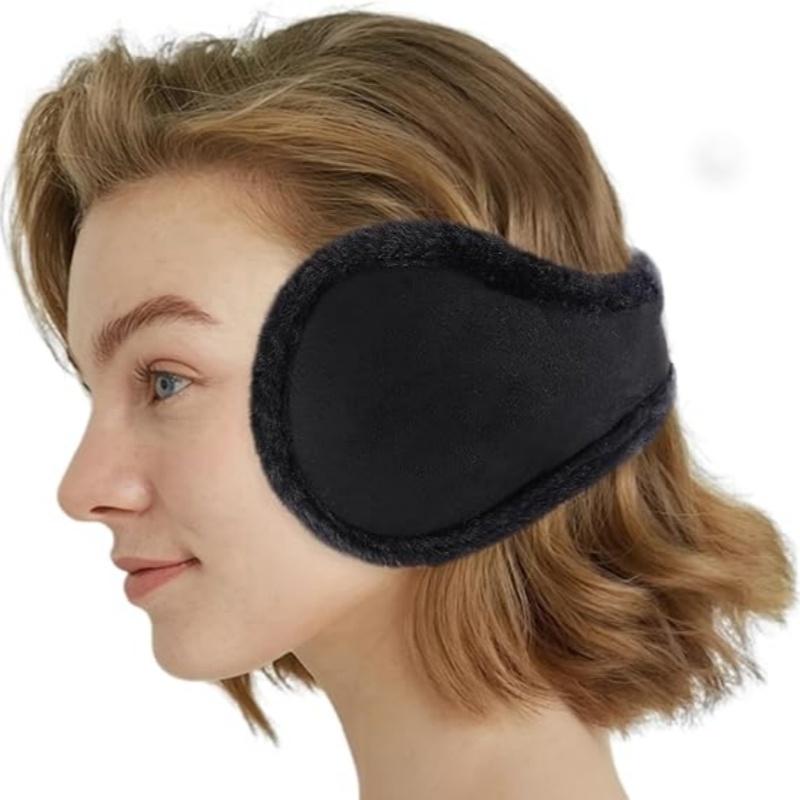 Warm earmuffs, unisex soft earmuffs, cold-resistant fleece cover, adjustable, suitable for outdoor hiking activities