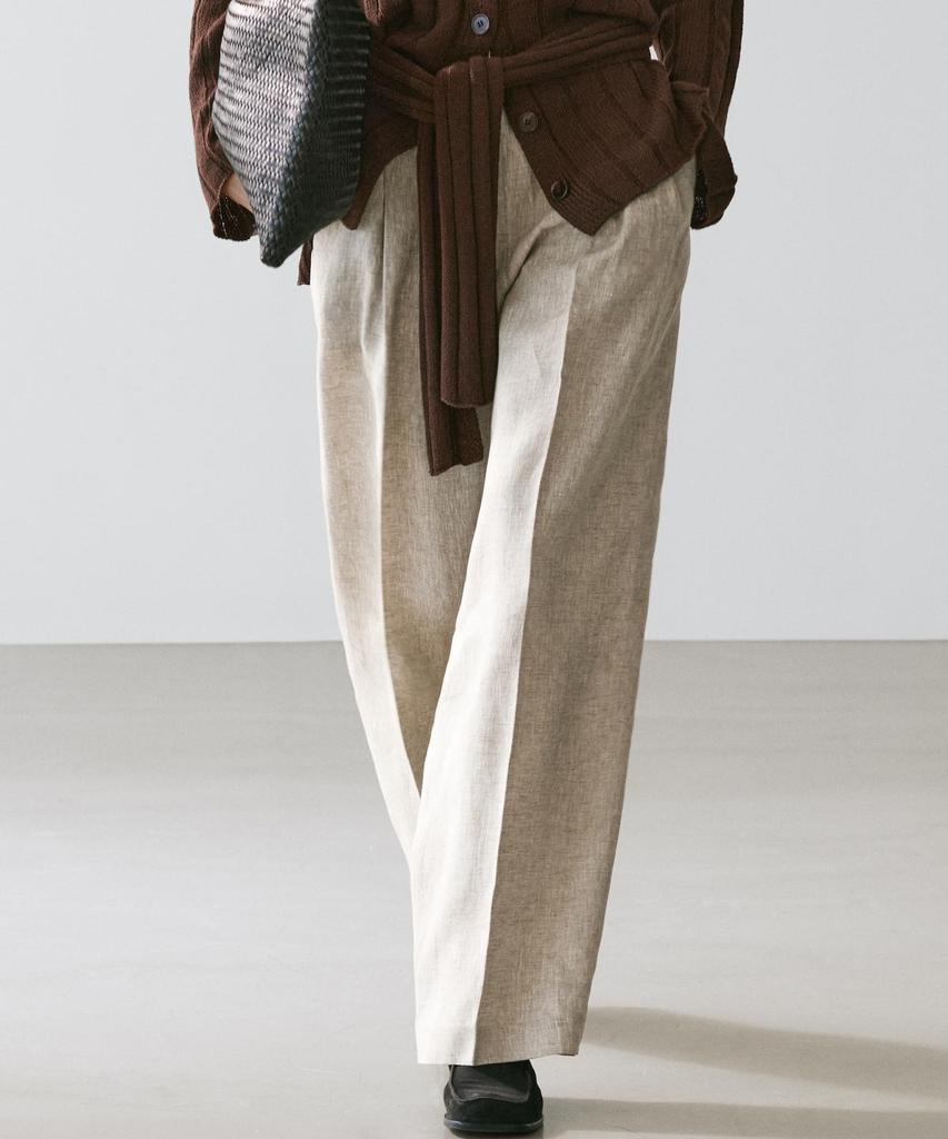 Masimodutti Linen Suit Pants