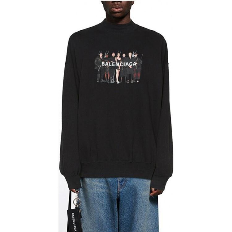 Balenciaga Sweatshirt Men's Black 652981TIVA21000