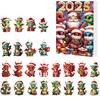 Christmas Dragon Advent Calendar 2025 24 Pcs Acrylic Dragon Pendant Countdown Calendar Holiday Gifts for Kids Adults