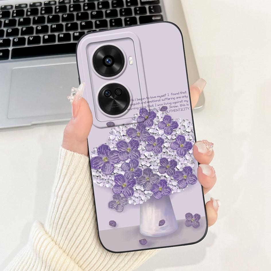 Für Huawei Nova 11 SE Hülle Süßer Hase Kaktus Cartoon Weiches Flüssigsilikon Stoßfeste Abdeckung Für Huawei Nova 12 SE BNE-LX1 Capa