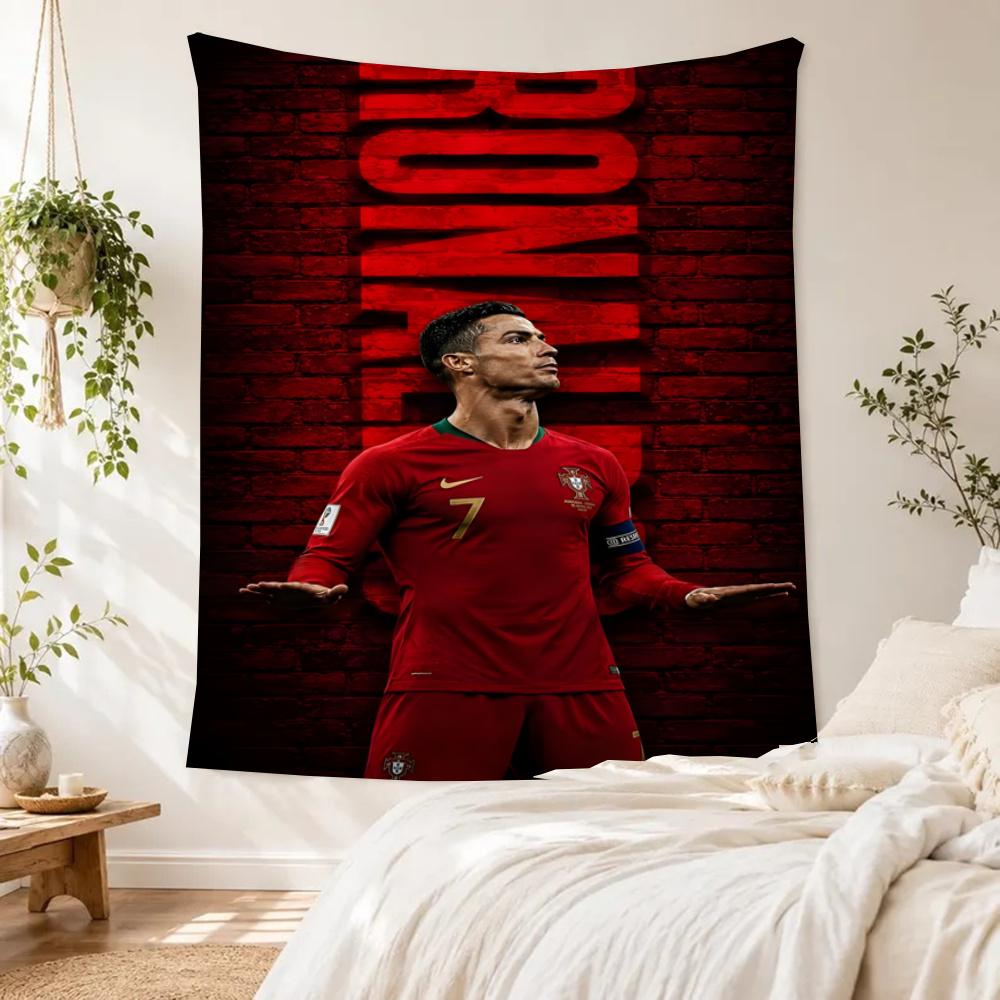Cr7 Handwoven Tapestry Psychedelic Art Made For Studio Wall Dorm Wall Living Room All Season Gallery Wall Gift For Birthday