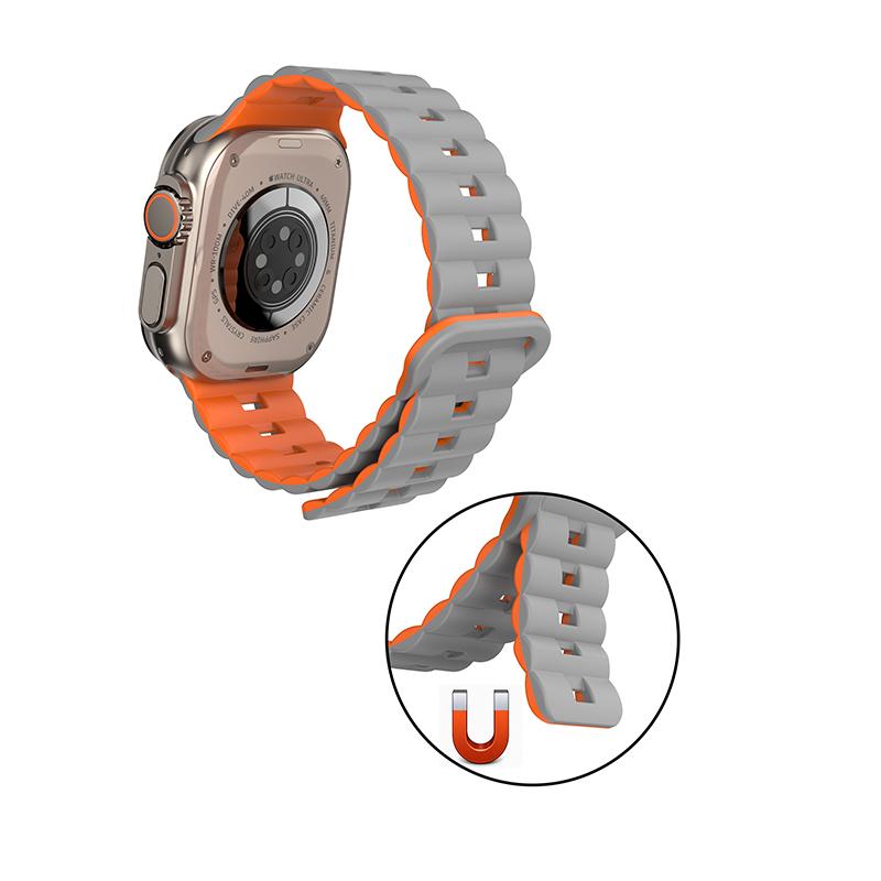 Silicone Strap For Apple Watch Ultra 2 1 49mm Series 9 8 7 45mm 44mm 42mm 38mm 40mm Sports Band For iWatch 6 5 4 3 Se Bracelet Accessories