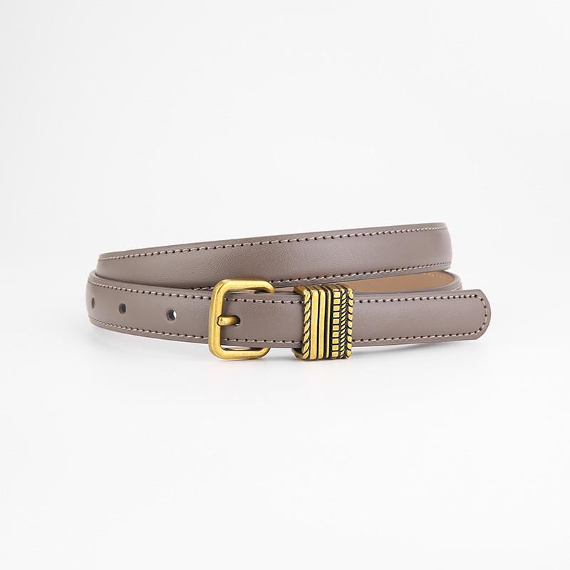 Genuine Leather Womens Belt For Jeans Fashion Casual With Pin Buckle